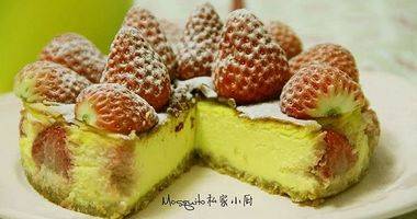 草莓芝士蛋糕#九阳烘焙剧场#【Mosquito私家小厨】