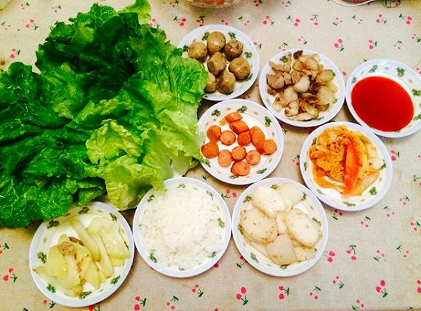 生菜包饭