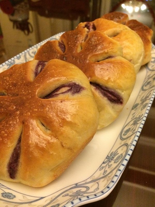 【小烤箱也有春天】紫薯花儿面包#九阳烘焙剧场#
