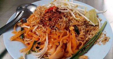 泰式爽口海鲜里脊蒸橙粉 Pad Thai~（附自制橙色米粉）