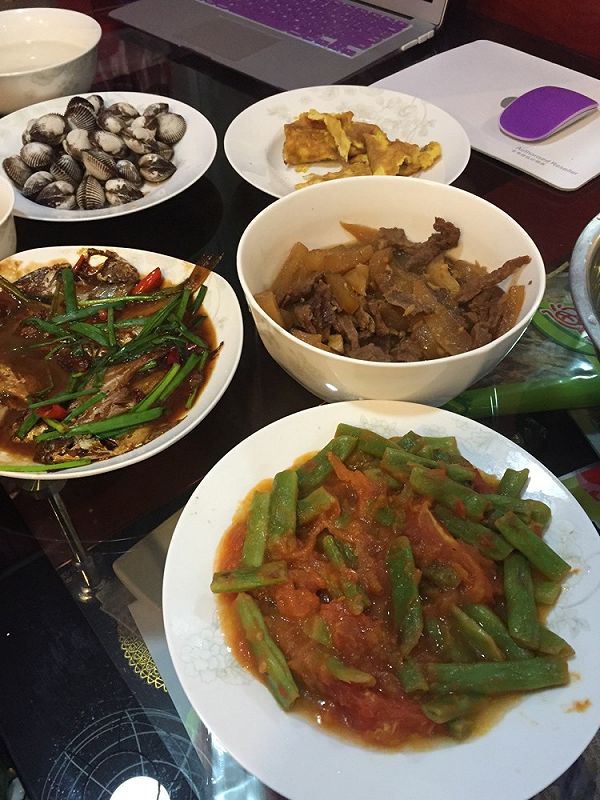 西红柿炒扁豆