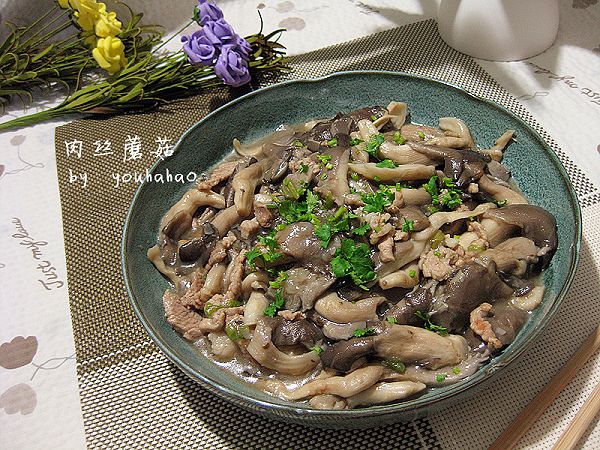 肉丝蘑菇