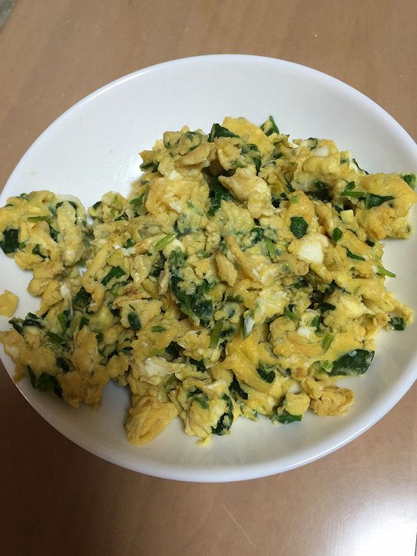 菠菜炒蛋
