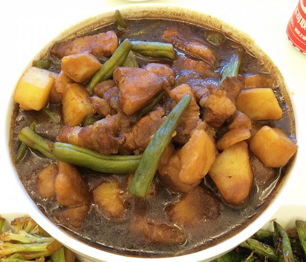 土豆炖豆角