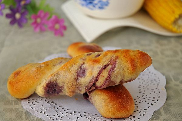 紫薯面包卷#九阳烘焙剧场#