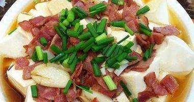 培根蒸豆腐