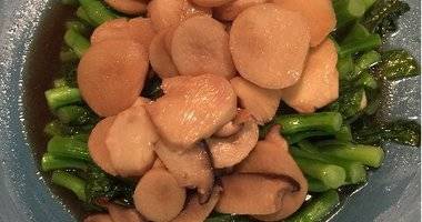 杏鲍菇炒油菜