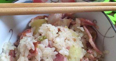 土豆培根饭—电饭煲腹中的美食