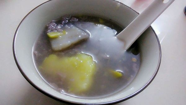 黑糯米番薯汤