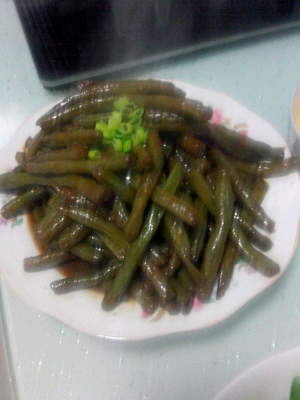 自炊～炖豆角