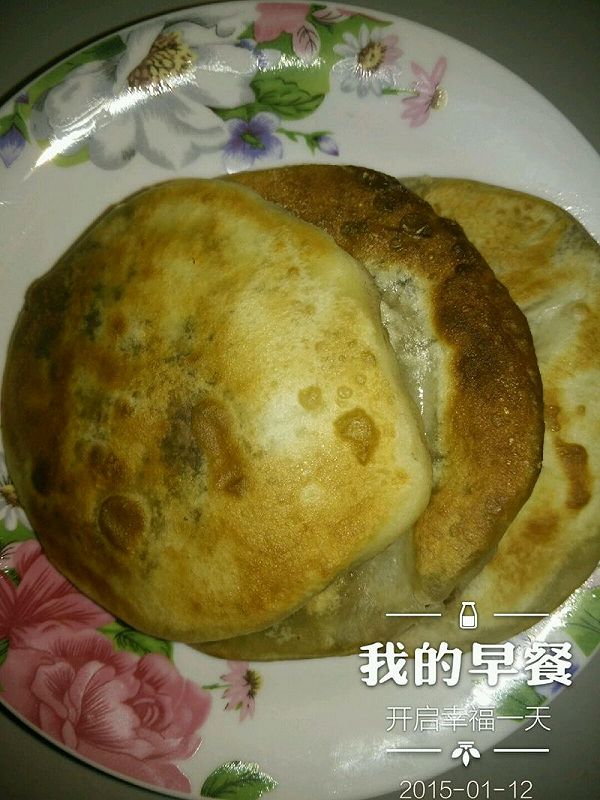 幼儿早餐面点  ---香煎豆沙馅儿饼