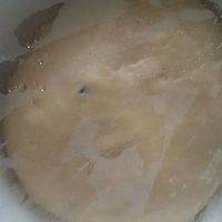 后油法，把面团揉到手套膜，加入葡萄干混合。不要过分揉，以免葡萄干破坏膜
