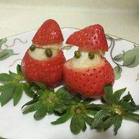 草莓+香蕉+绿豆
