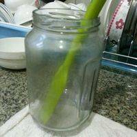 准备干净的玻璃瓶。